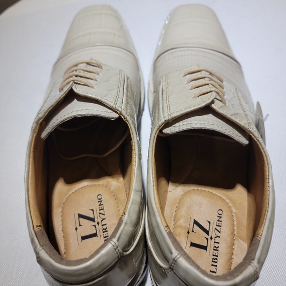 Liberty Zeno Owen Leather Oxford Dress shoes. Size 11, beige (LS-162) main image 4